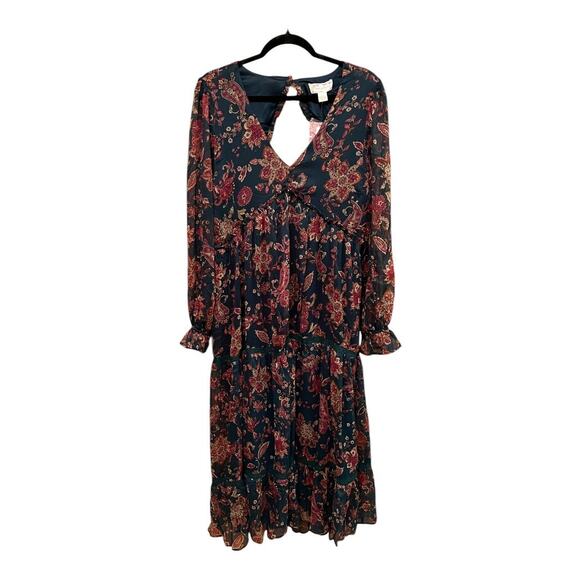 Urban Outfitters Dresses & Skirts - Band of the Free Run the World Pine Paisley Midi Dress Size L